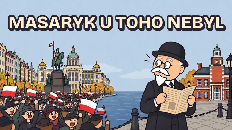 Obálka videa: Den, kdy vzniklo Československo (a Masaryk u toho nebyl)